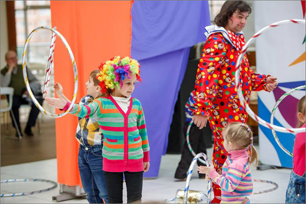 дети на мастер классе в трц