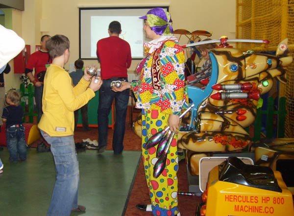 клоун для детей в трц