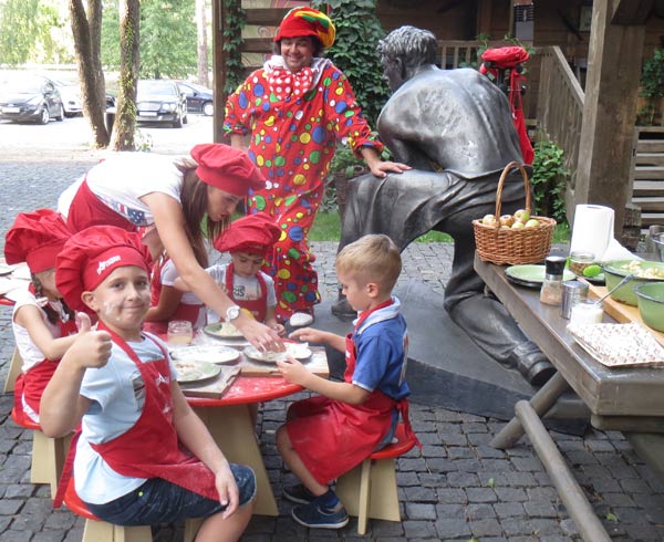 Мастер класс для юных поварят