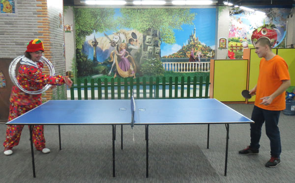 Клоун в ТРЦ Мармелад, парк развлечений 7 чудес детства