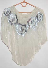 кофта бабочка белая