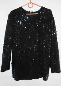 кофта блестящая чорная