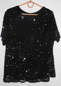 кофта с блесток