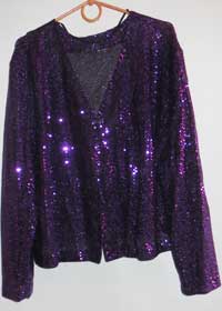 блестящая накидка