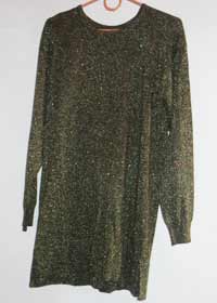 золотистая кофта