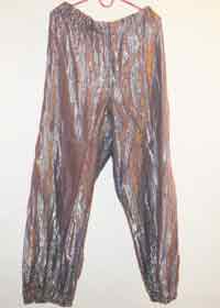 штаны серебристые