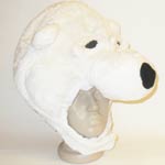 шапка голова медведя