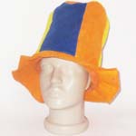 шляпа рыжего цвета