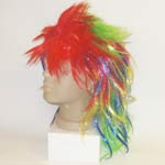 парик разхноцветный длинный