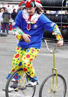 эквилибр на моноцикле